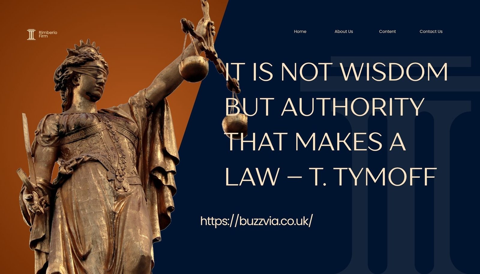 It Is Not Wisdom but Authority That Makes a Law – T. Tymoff